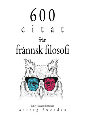cover image of 600 citat från fransk filosofi